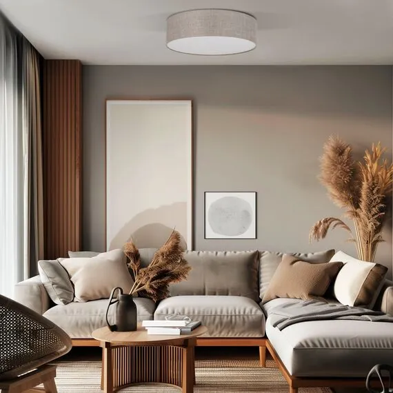 TK Lighting a065052 5637 Потолочный светильник Rondo Linen, изображение 3