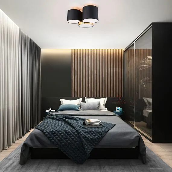 TK Lighting a055677 3445 Потолочный светильник Mona Black/Gold, изображение 5