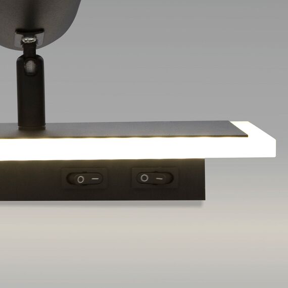 Eurosvet a058689 20127/1 LED Настенный светильник черный, изображение 2