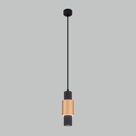 Eurosvet a051714 50204/1 LED Подвесной светильник черный/матовое золото
