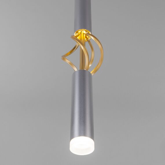 Eurosvet a049110 50191/1 LED Подвесной светильник матовое серебро/матовое золото, изображение 2