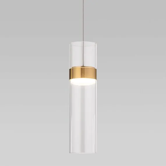Eurosvet a061286 50244/1 LED Подвесной светильник латунь/прозрачный, изображение 2