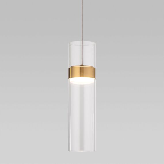 Eurosvet a061286 50244/1 LED Подвесной светильник латунь/прозрачный, изображение 2