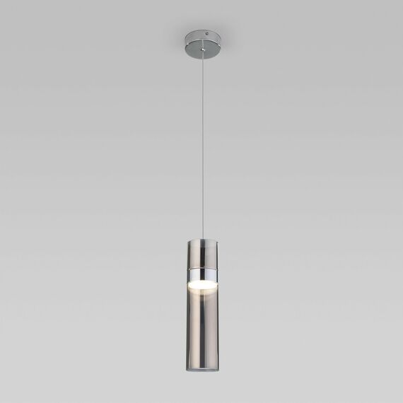 Eurosvet a061289 50244/1 LED Подвесной светильник хром/дымчатый