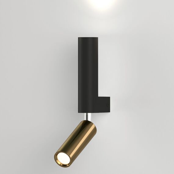 Eurosvet a061312 40020/1 LED Настенный светильник черный/латунь