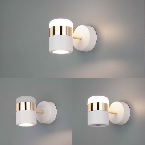 Eurosvet a045463 20165/1 LED Настенный светильник золото/белый, изображение 2