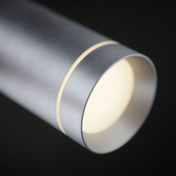 Eurosvet Подвесной светильник хром матовый DLR023 12W 4200K, изображение 5