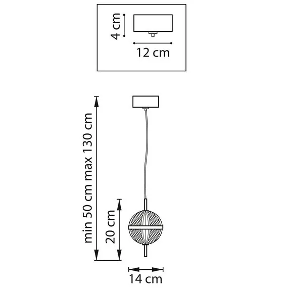 Lightstar 738023 Люстра ACRILE 7W LED 793LM 120G ЗОЛОТО 3000K, изображение 2