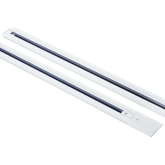 Lightstar 501015 Трек 2-контакт 1-фазный встраиваемый BARRA,1м, БЕЛЫЙ МАТОВЫЙ (питание и заглушка в комплекте)