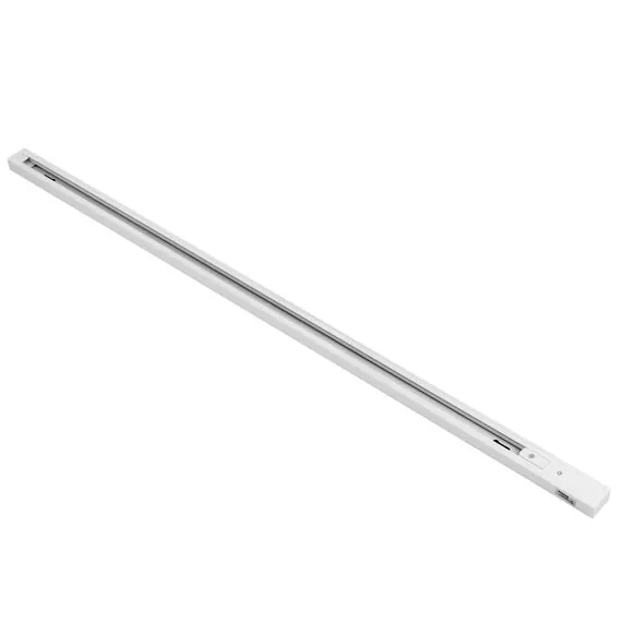 Lightstar 502015 Трек двухконтактный однофазный BARRA,длина 1м, БЕЛЫЙ МАТОВЫЙ (питание и заглушка в комплекте)