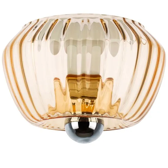 Lightstar 809003 Люстра CELESTA 1х6W (led) E14 ЯНТАРЬ/БЕЛЫЙ