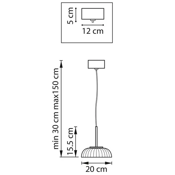 Lightstar 738073 Люстра ACRILE 7W LED 578LM 120G ЗОЛОТО 3000K, изображение 3