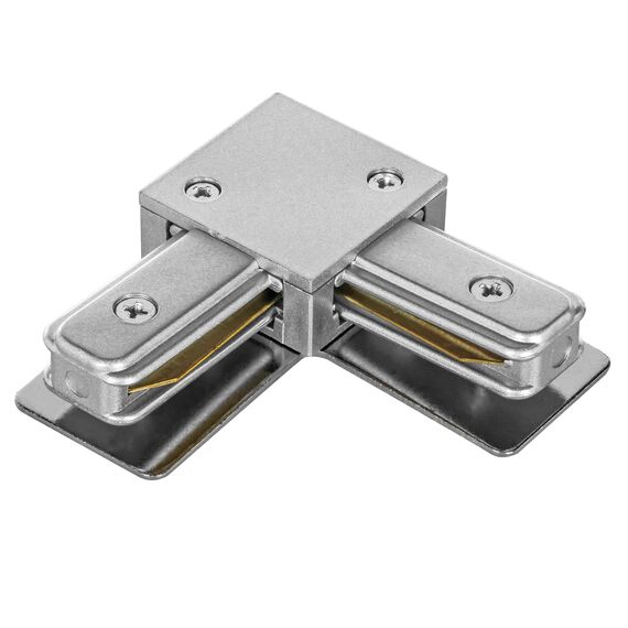 Lightstar 502129 Соединитель трековый однофазный BARRA L-образный СЕРЫЙ