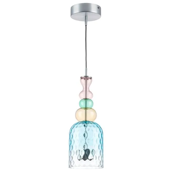 Lightstar 814002 Люстра BELLE LED 1х8W 400LM АЛЮМИНИЙ/МУЛЬТИКОЛОР 3000K