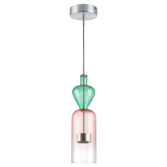 Lightstar 814004 Люстра BELLE LED 1х8W 400LM АЛЮМИНИЙ/МУЛЬТИКОЛОР 3000K