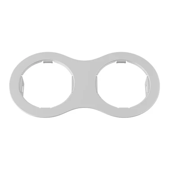 Lightstar 214626 Рамка DOMINO Double ROUND МR16 БЕЛЫЙ