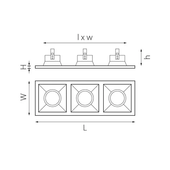 Lightstar D537060706 Светильник DOMINO QUADRO МR16 (214537+214506+214507+214506), изображение 2