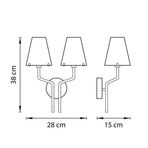 Lightstar 758624 Бра DIAFANO 2х40W G9 ХРОМ/ПРОЗРАЧНЫЙ, изображение 2