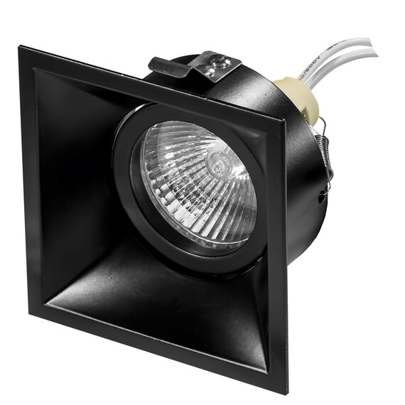 Lightstar 214507 Светильник DOMINO QUADRO MR16 ЧЕРНЫЙ