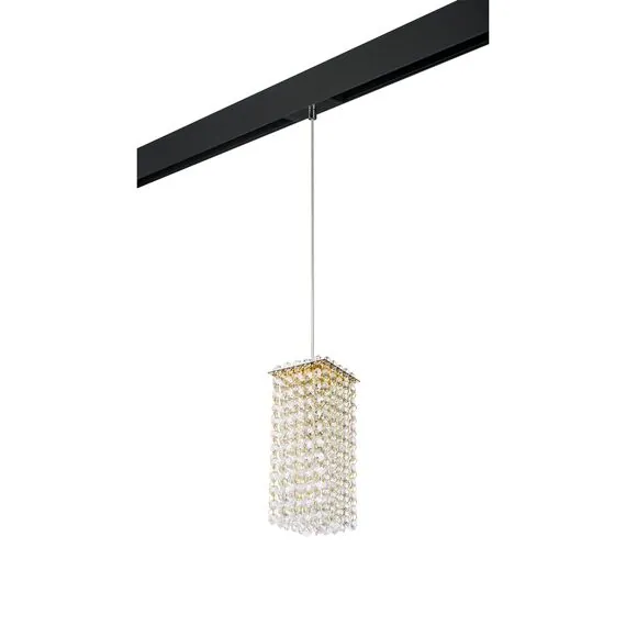 Lightstar PRO795422 Светильник д/1-фазн трека CRISTALLO 1х40W G9 ЗОЛОТО/ЧЕРНЫЙ (795422+595007)