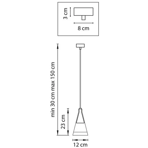 Lightstar 757019 Люстра CONE 1х40W GU10 ХРОМ/ПРОЗРАЧНО-МАТОВЫЙ, изображение 2
