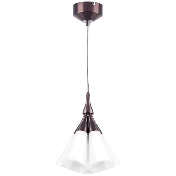 Lightstar 757150 Люстра CONE 5х10W (led) E14 КОФЕЙНЫЙ/БЕЛЫЙ