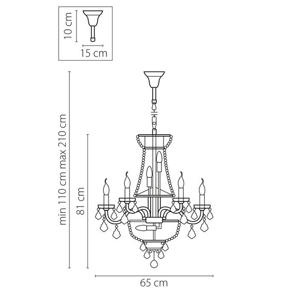 Lightstar 700164 Люстра подвесная CLASSIC 16х60W E14 ХРОМ, изображение 2