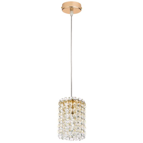 Lightstar 795312 Подвес CRISTALLO 1х40W G9 ЗОЛОТО