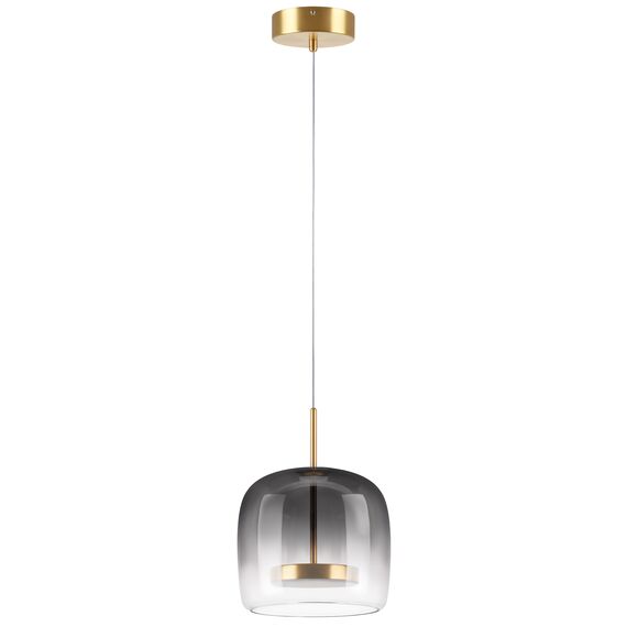 Lightstar 804018 Люстра CUPOLA LED 1х18W 900LM ЗОЛОТО/ДЫМЧАТЫЙ 3000K