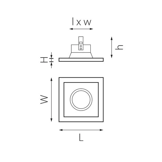 Lightstar D51706 Светильник DOMINO QUADRO МR16 (214517+214506), изображение 2