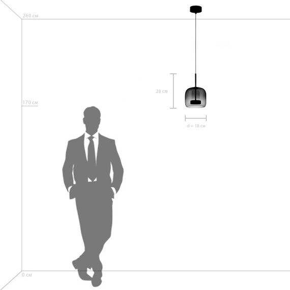Lightstar 804008 Люстра CUPOLA LED 9W 450LM ЗОЛОТО/ДЫМЧАТЫЙ 3000K, изображение 4