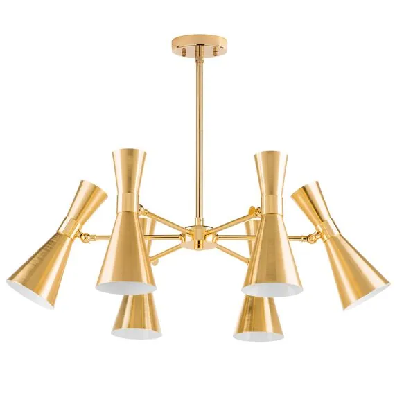 Lightstar 816061 Люстра DUMO 6х40W E14 ЛАТУНЬ/ЗОЛОТО