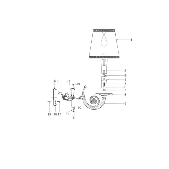 Lightstar 779504 Бра ENGENUO 1х40W E14 ХРОМ, изображение 4