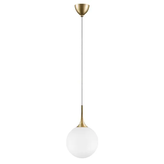 Lightstar 813032 Подвес GLOBO 1х40W E14 gold/white