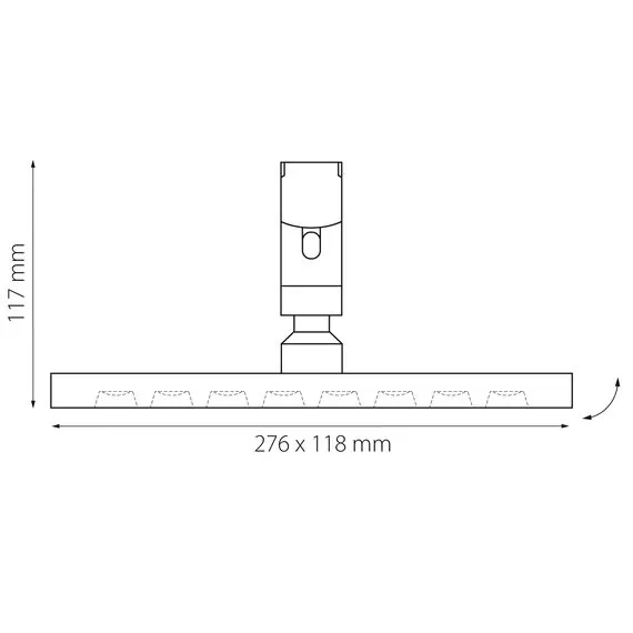 Lightstar 267637 Светильник 48V д/1-фазн трека DUE LED 24W 1500LM 90G ЧЕРНЫЙ 3000K IP20, изображение 2