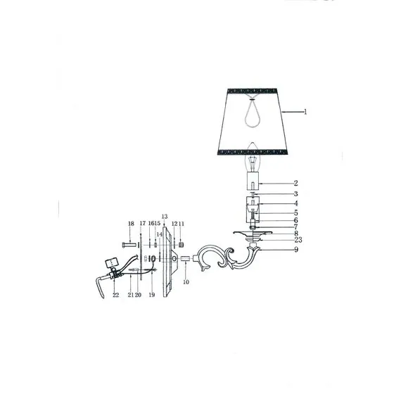 Lightstar 779524 Бра ENGENUO 2х40W E14 ХРОМ, изображение 3