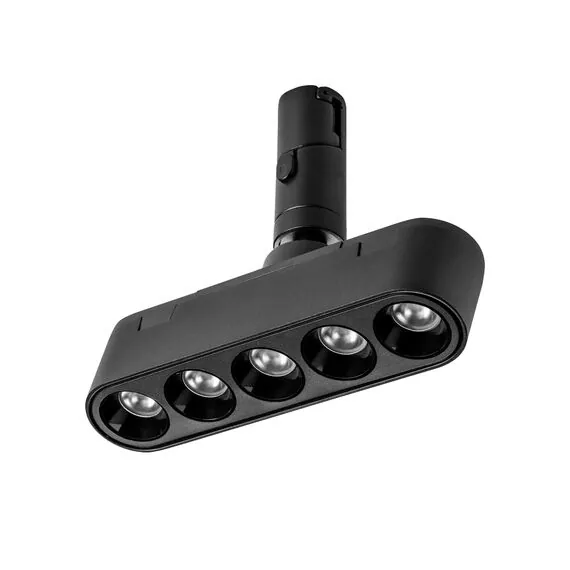 Lightstar 267437 Светильник 48V д/1-фазн трека DUE LED 5W 220LM 24G ЧЕРНЫЙ 3000K IP20