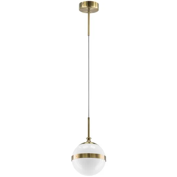 Lightstar 813111 Подвес GLOBO 1х40W E14 electroplating bronze/white