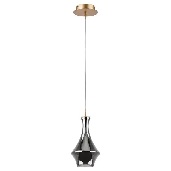 Lightstar 808018 Подвес FORMA 1х10W (led) E14 ШАМПАНЬ/ДЫМЧАТЫЙ