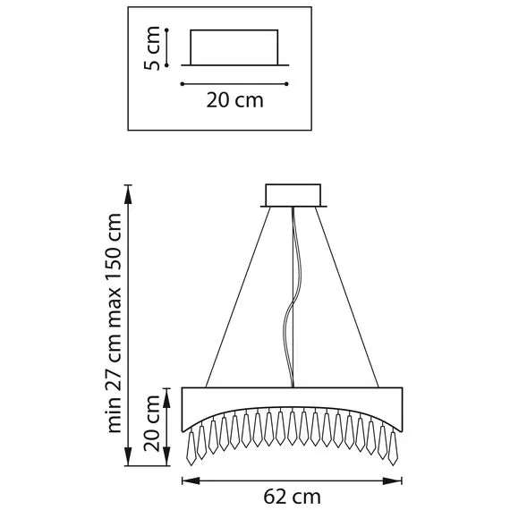 Lightstar 703163 Люстра HELIO 30W LED 2778LM ШАМПАНЬ 3500K, изображение 2
