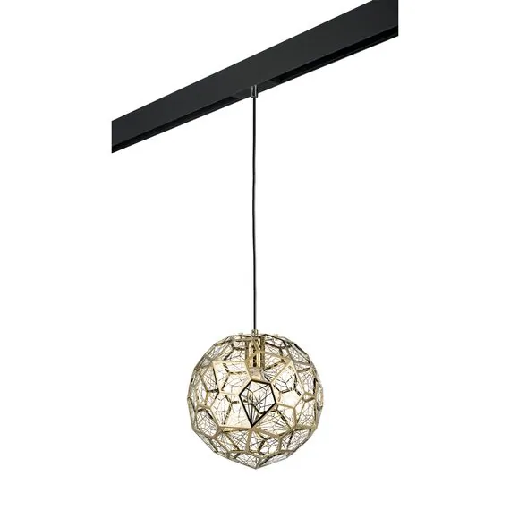 Lightstar PRO724012 Светильник д/1-фазн трека FERMO 1х40W E27 ЗОЛОТО/ЧЕРНЫЙ (724012+595007)