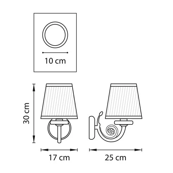 Lightstar 779504 Бра ENGENUO 1х40W E14 ХРОМ, изображение 2