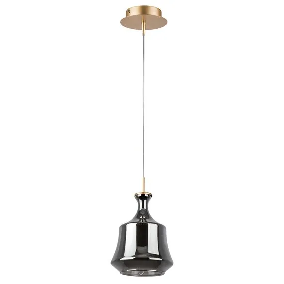 Lightstar 808028 Подвес FORMA 1х10W (led) E14 ШАМПАНЬ/ДЫМЧАТЫЙ