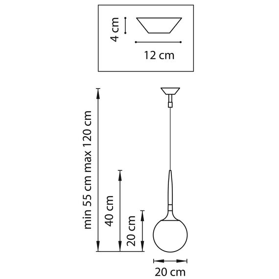 Lightstar 803110 Подвес GLOBO 1х40W G9 БЕЛЫЙ/СЛОНОВАЯ КОСТЬ, изображение 2