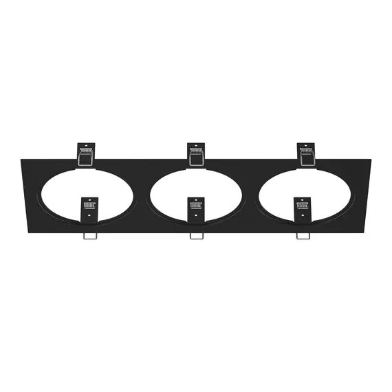 Lightstar 217837 Рамка INTERO 111 Triple QUADRO ЧЕРНЫЙ