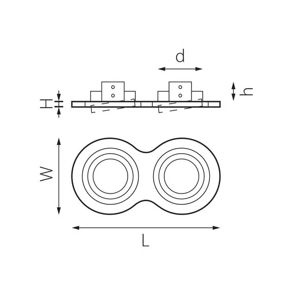Lightstar i6270607 Светильник INTERO 16 Double ROUND (217627+217606+217607), изображение 2