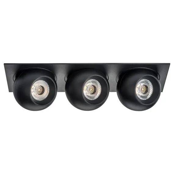 Lightstar i537747474 Светильник INTERO LED 9W*3 850LM*3 24G ЧЕРНЫЙ 4000K (217537+217074+217074+217074)