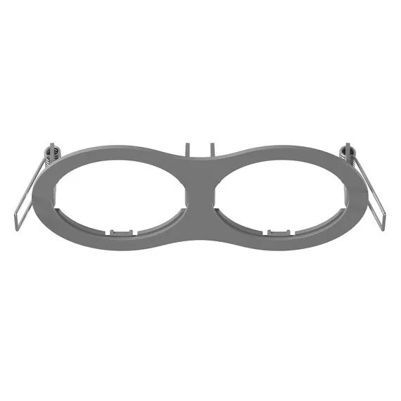 Lightstar 217629 Рамка INTERO 16 Double ROUND СЕРЫЙ