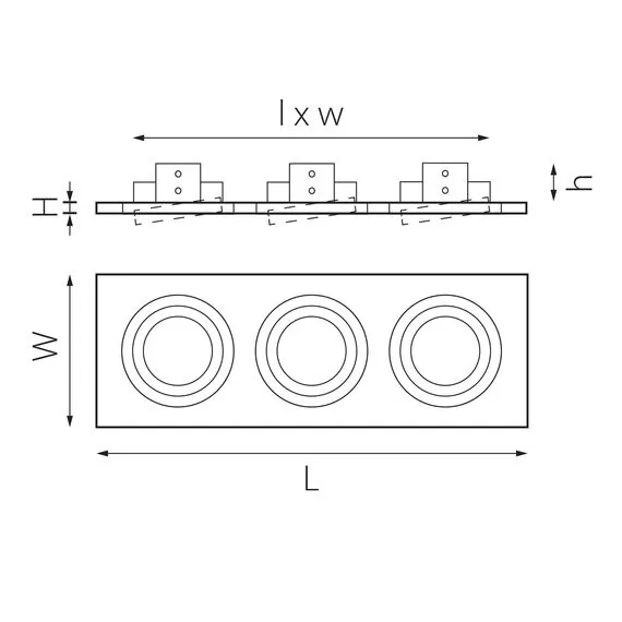 Lightstar i537070607 Светильник INTERO 16 Triple QUADRO (217537+217607+217606+217607), изображение 2