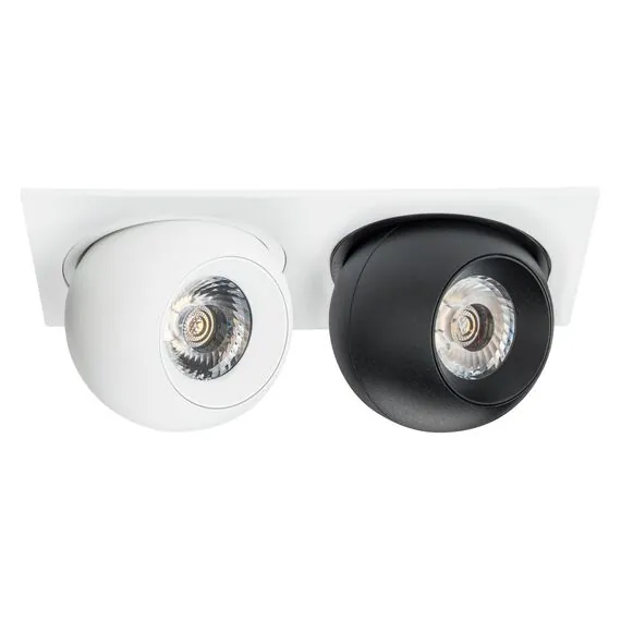Lightstar i5266474 Светильник INTERO LED 9W*2 850LM*2 24G БЕЛЫЙ/ЧЕРНЫЙ 4000K (217526+217064+217074)